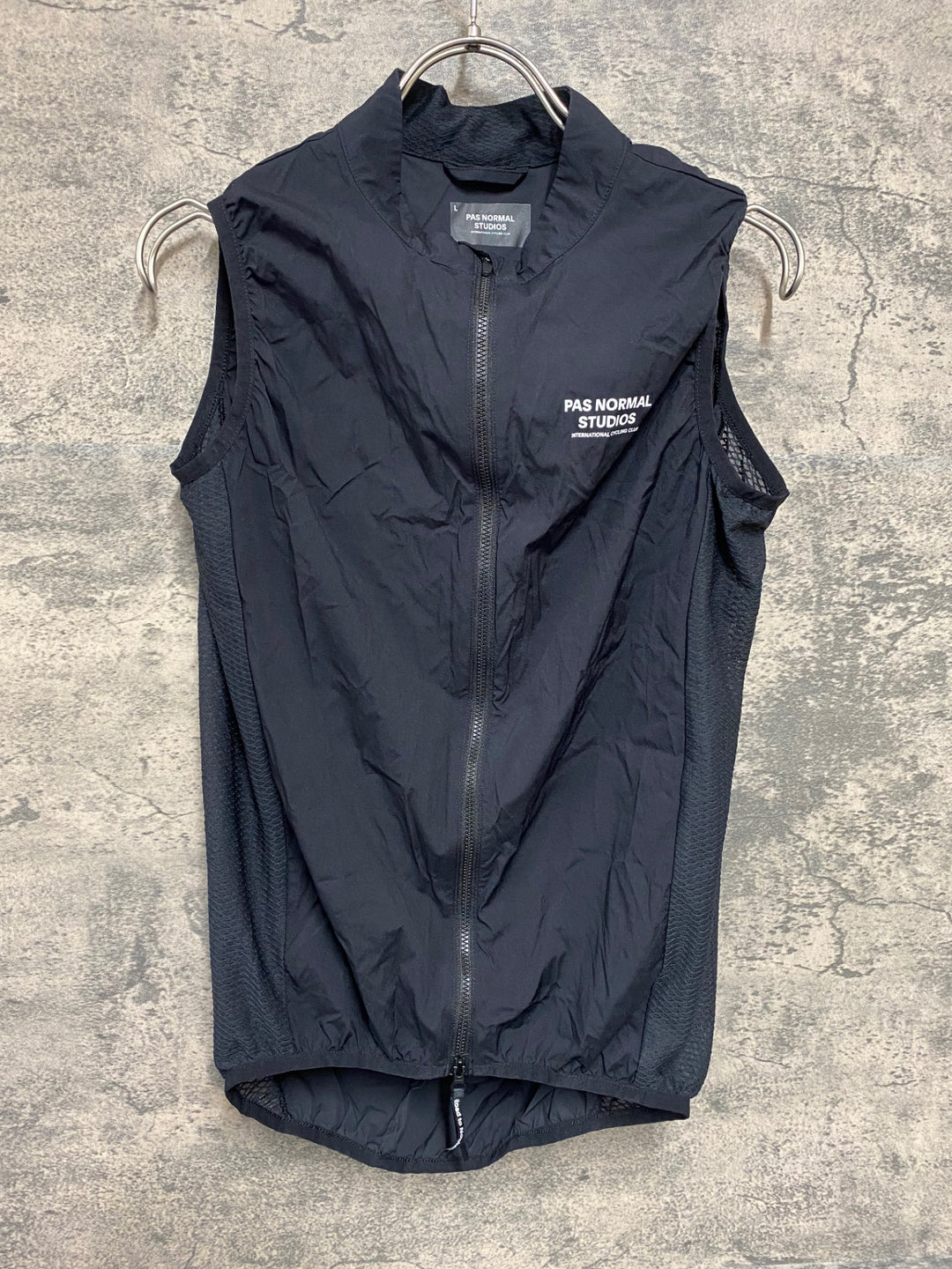 KA570 パスノーマルスタジオ PAS NORMAL STUDIOS STOW AWAY GILET ジレ サイクルベスト 黒 L