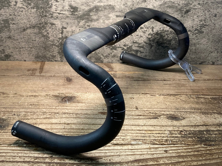 JK419 ボントレガー BONTRAGER XXX AERO カーボン ドロップハンドル Φ31.8 ブラケットC-C400mm ※レバー固定オーバートルクの為ジャンク