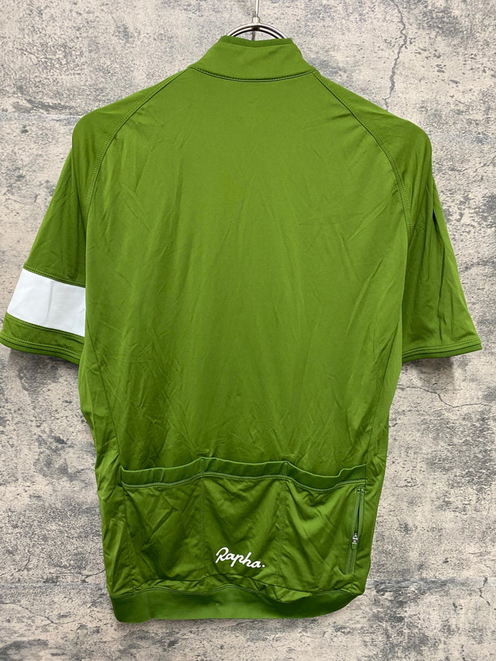 KH004 ラファ Rapha CORE JERSEY 半袖 サイクルジャージ 緑 M