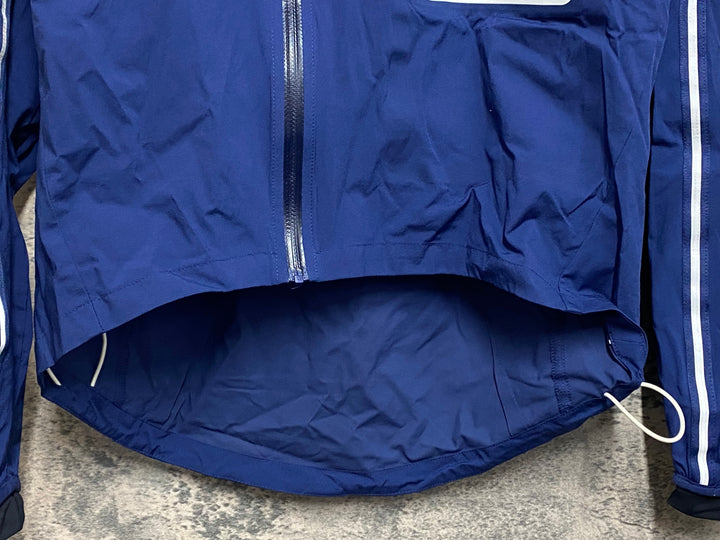 JO324 ラファ Rapha CLASSIC WIND JACKET 長袖 ウインドブレイカー 濃紺 サイズ不明 ※チャック破損