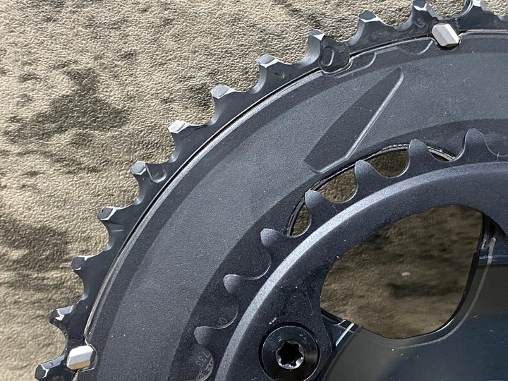 JU387 シマノ SHIMANO FC-08 クランクセット 52/36T 165mm 2x11s 4iiii PRECISION 3+ POWER METER 動作確認済み