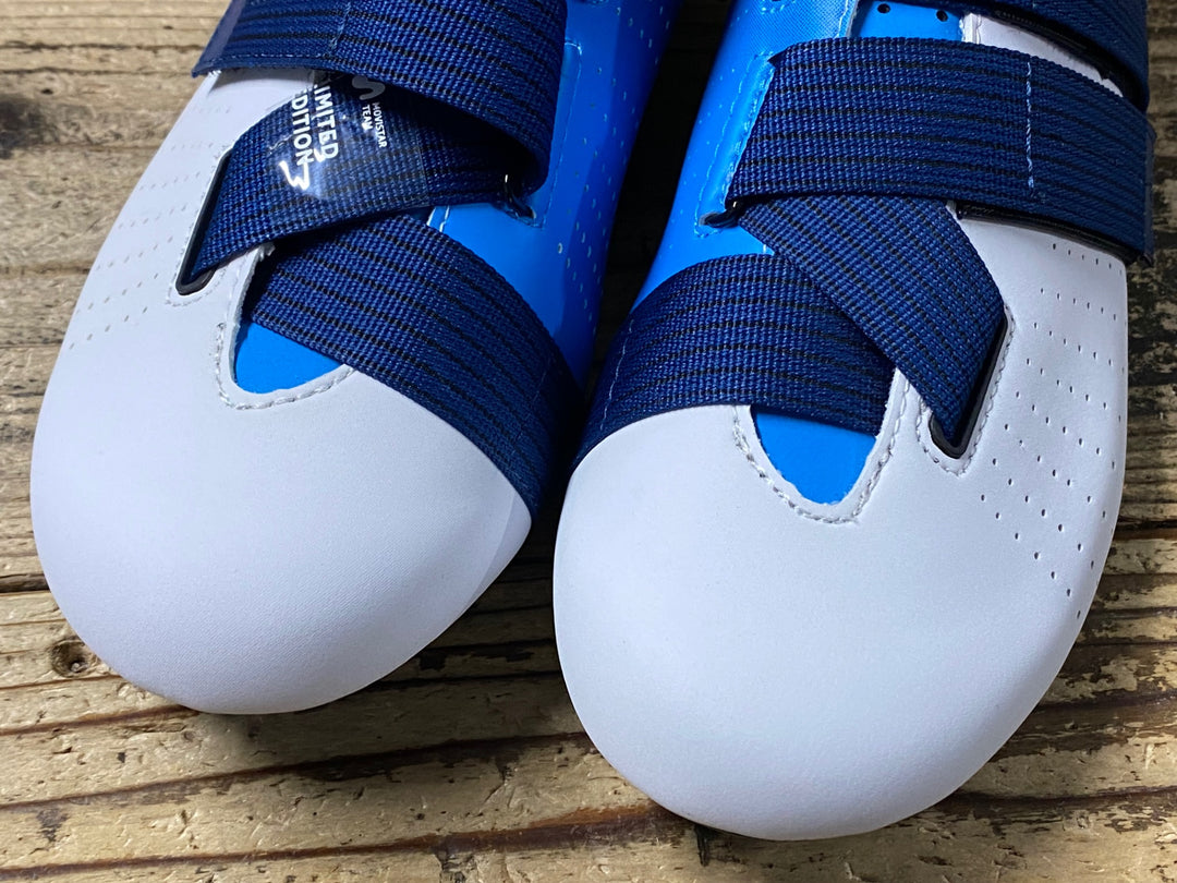 KI042 フィジーク fizik VENTO POWERSTRAP R1 モビスター MOVISTAR ビンディングシューズ 3穴 EU43 1/2