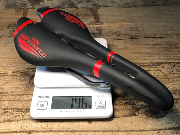 JJ501 セラサンマルコ selle sanmarco ASPIDE CARBON FX カーボンレール サドル 黒/赤