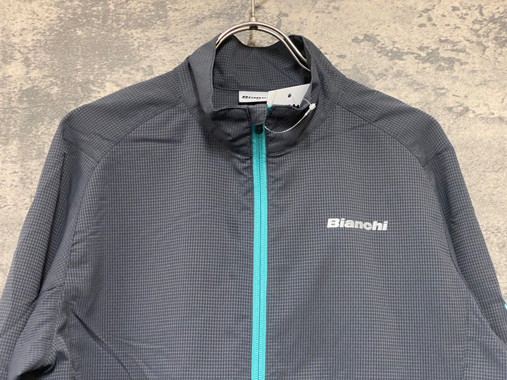 KG237 ビアンキ Bianchi 長袖 ウィンドブレーカー グレー M