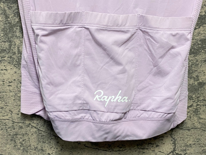 KN404 ラファ Rapha CORE LIGHTWEIGHT JERSEY 半袖 サイクルジャージ 薄紫 S