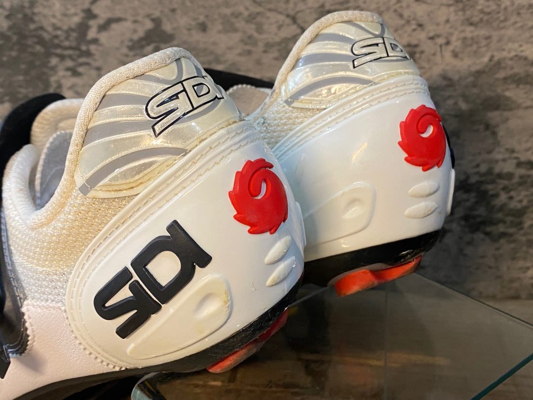 JP632 シディ SIDI GENIUS 5-FIT ビンディングシューズ 白 EU43 ※汚れあり