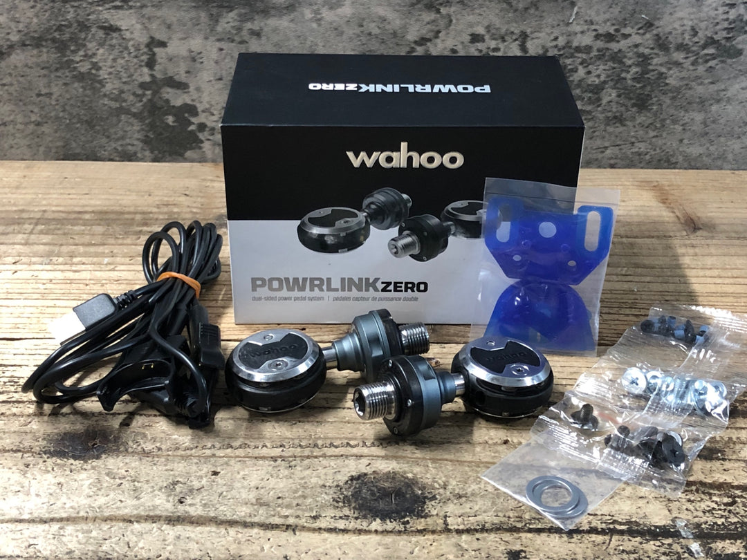 KF847 ワフー WAHOO POWERLINK DUO ZERO ペダル型パワーメーター 両足計測 動作確認済