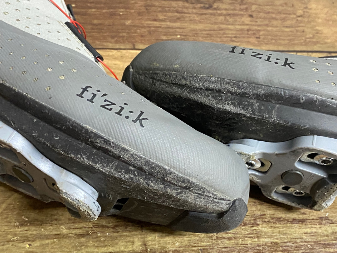 JY254 フィジーク fizik テンポ TEMPO R4 ビンディングシューズ SPD-SL グレー EU41　※余臭強め