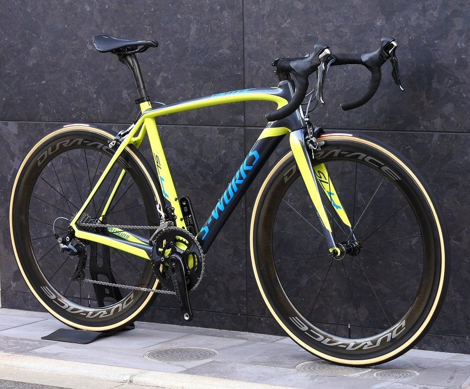 スペシャ SPECIALIZED エスワークス S-WORKS ターマック TARMAC SL4 2014 54サイズ シマノ デュラエース 9000MIX WH-R9100 C60 TU カーボン ロードバイク 【福岡店】