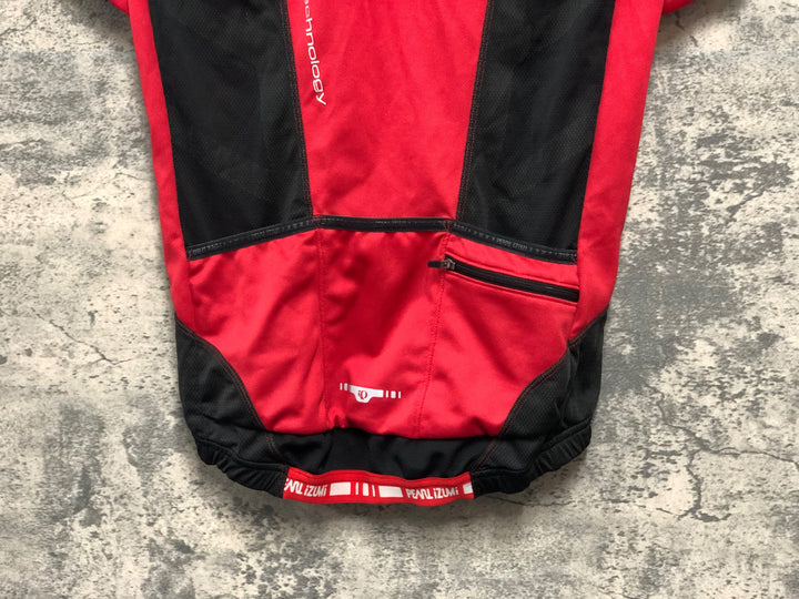 KK804 パールイズミ PEARL iZUMi 半袖 サイクルジャージ 赤 M