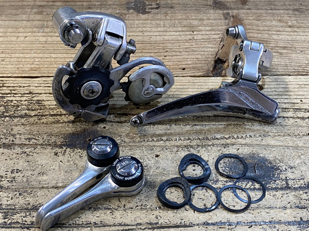 JI800 シマノ SHIMANO 600 EX パーツセット (FD,RD,Wレバー) 2x8s 