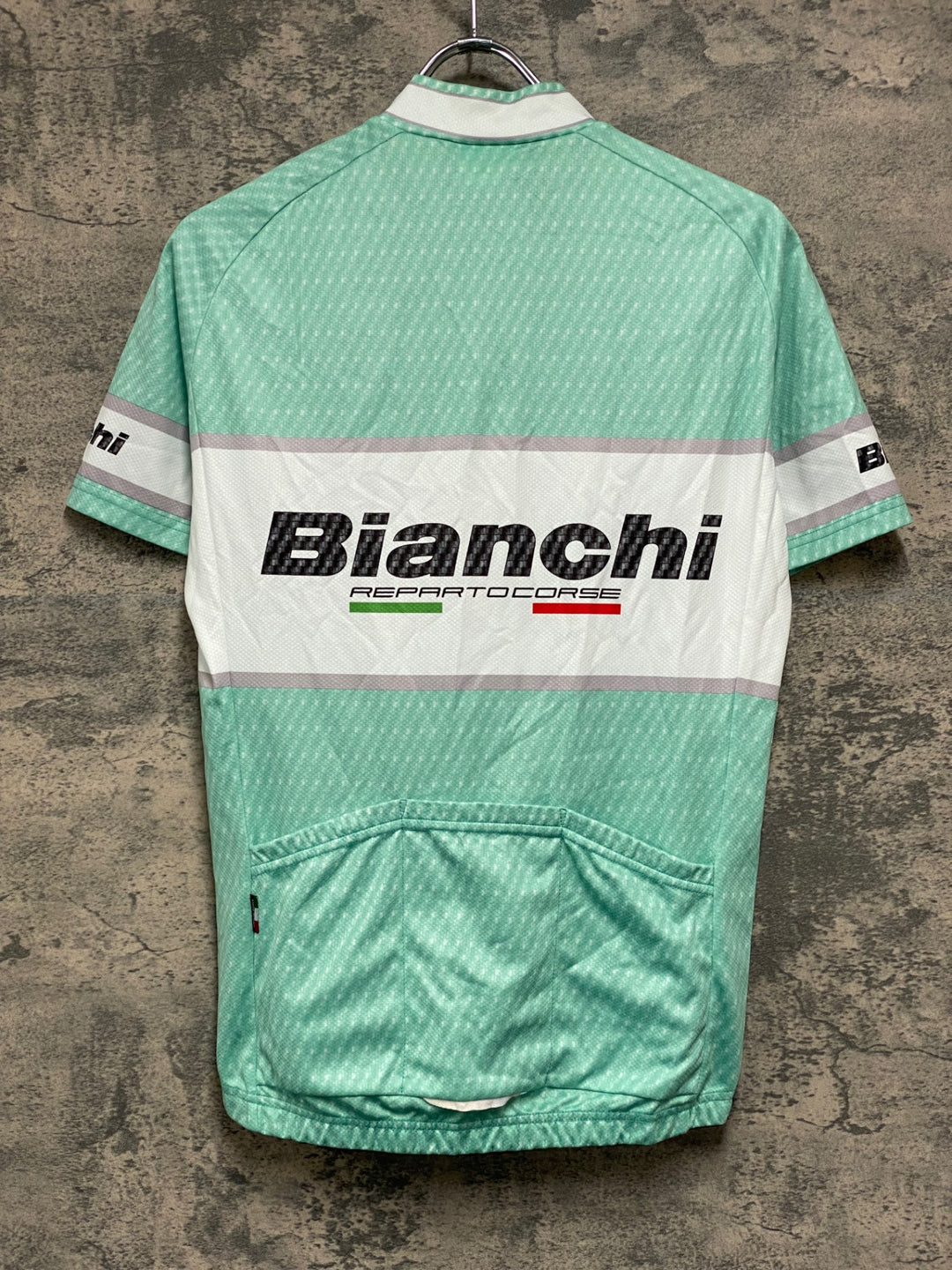 JT904 ナリーニ Nalini ビアンキ Bianchi 半袖サイクルジャージ チェレステ M 汚れあり