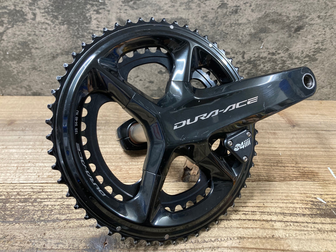 JL034 4iiii PRECISION PRO シマノ SHIMANO デュラエース DURA-ACE FC-R9200 172.5mm 54/40T 接続確認済み ※パワーメーターヒビあり