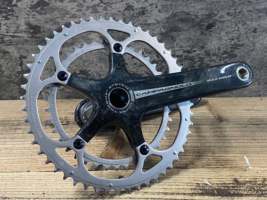 JV002 カンパニョーロ CAMPAGNOLO レコード RECORD ULTRA TORQUE カーボン クランクセット 172.5mm 52/39T 10S