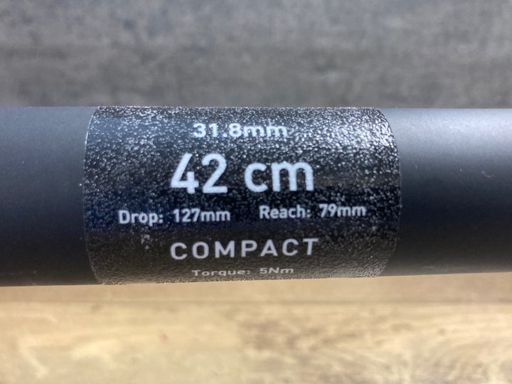 KQ391 エンヴィ ENVE BAR ROAD COMPACT DROP カーボン ドロップハンドル W420mm Φ31.8 ※Di2 CUTLINE カット済