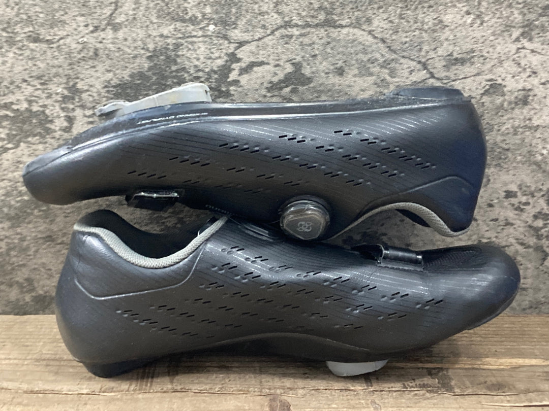 KQ865 シマノ SHIMANO RP5 SH-RP501-SL ビンディングシューズ 黒 EU43