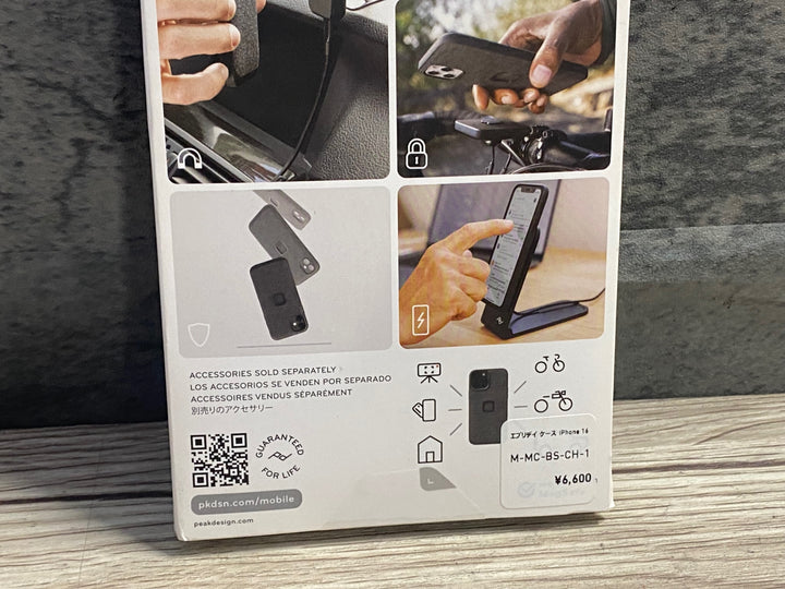 KE769 ピークデザイン PEAK DESIGN EVERYDAY LOOP CASE スマートフォンケース iPhon 16 ブラック