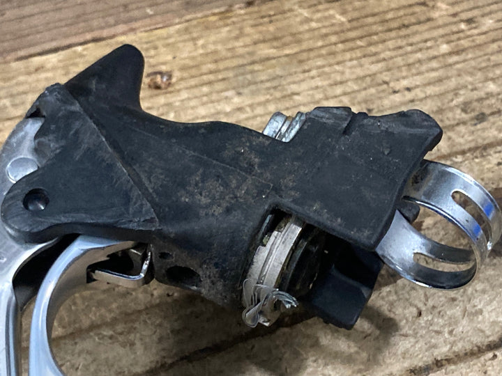 KI872 カンパニョーロ CAMPAGNOLO ミラージュ MIRAGE 左 エルゴレバー 2s シルバー 前期 ※ワイヤーが抜けない為ジャンク