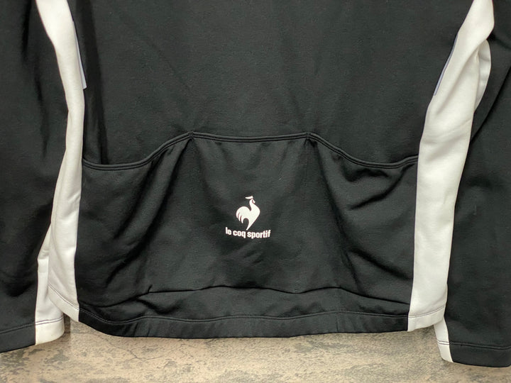 JT809 ルコックスポルティフ le coq sportif 長袖 サイクルジャージ Oサイズ 裏起毛 ※汚れあり