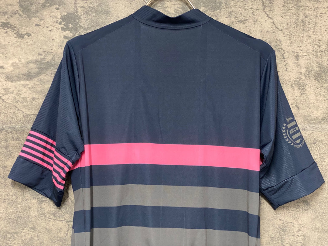 KK536 ラファ Rapha RCC PRO TEAM JERSEY 半袖 サイクルジャージ 紺 L