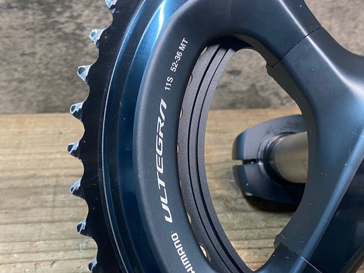 JP465 シマノ SHIMANO アルテグラ ULTEGRA FC-R8000 クランクセット 165mm 52/36T ※アーム加工品の為ジャンク