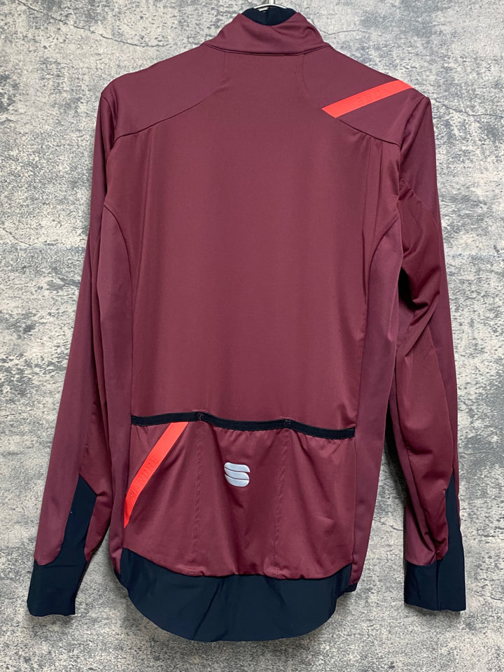 JU084 スポーツフル sportful 長袖 サイクルジャージ バーガンディ M
