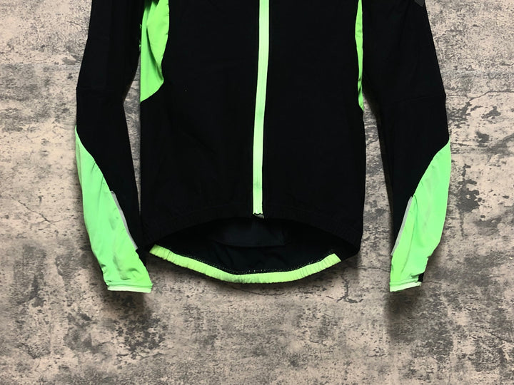 KO080 Q36.5 Hybrid Que Long Sleeve Jersey 長袖 サイクルジャージ 黒黄緑 S