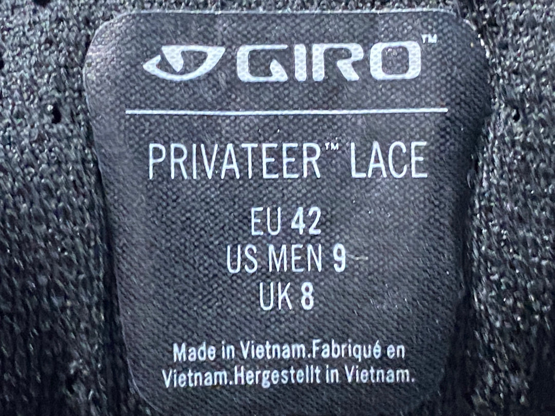 KO692 ジロ GIRO PRIVATEER LACE ビンディングシューズ 黒 EU42 SPD