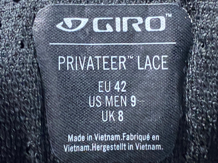 KO692 ジロ GIRO PRIVATEER LACE ビンディングシューズ 黒 EU42 SPD