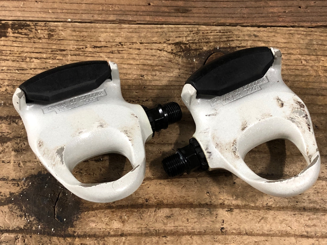 KP587 カンパニョーロ Campagnolo ビンディングペダル 白 LOOK互換