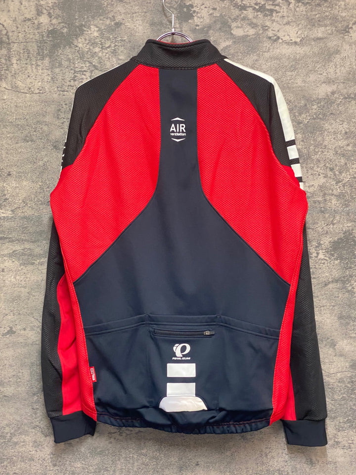 KN292 パールイズミ PEARL iZUMi 長袖 サイクルジャケット 赤 黒 XL 裏起毛