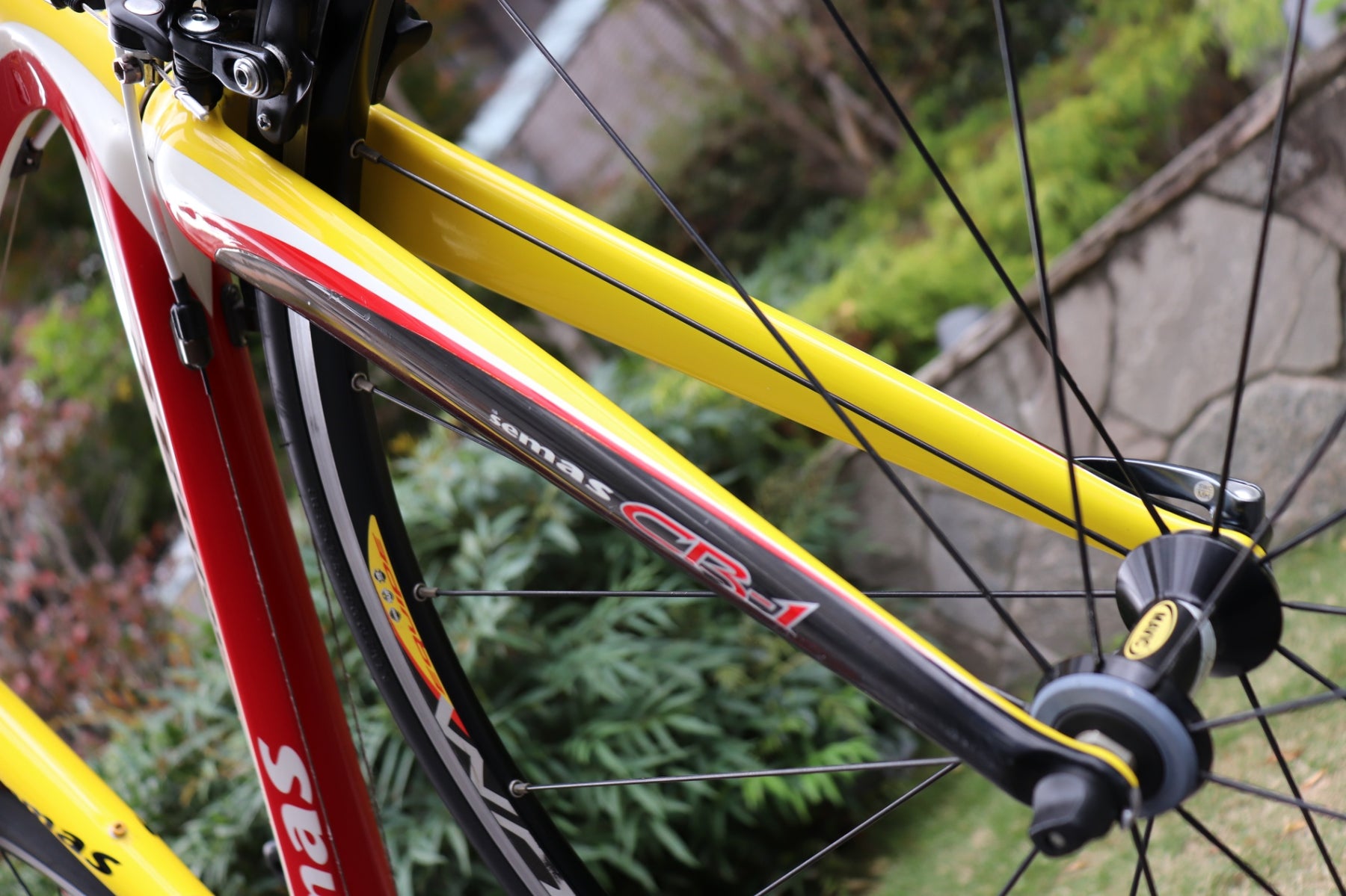 ゆうになります。semas CR-1 カーボンロードバイクフレーム セマス SEMAS CR-1 2010年頃 シマノ 105 5800 11S カーボン ロード