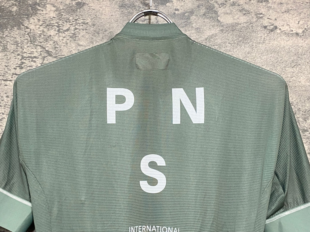 KJ298 パスノーマルスタジオ PAS NORMAL STUDIOS Mechanism Jersey 半袖 サイクルジャージ 緑 XS