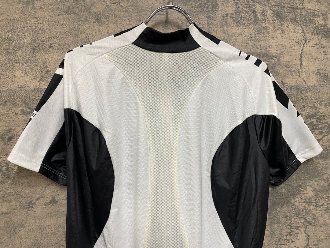 KP854 アソス ASSOS MILLE 半袖 サイクルジャージ 黒 白 L