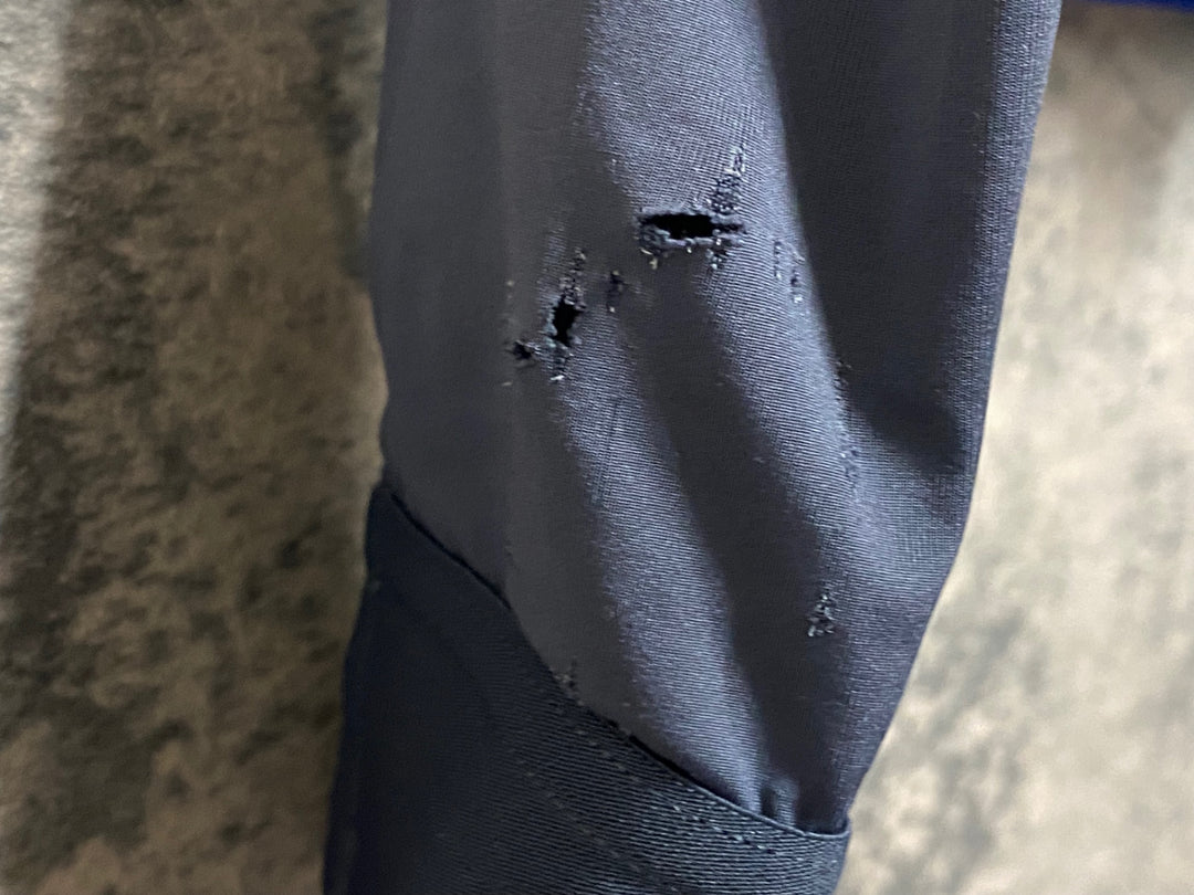 JT178 ラファ Rapha PRO TEAM LONG SLEEVE TRAINING JERSEY 長袖 サイクルジャージ 青 XS ※ほつれ,スレ