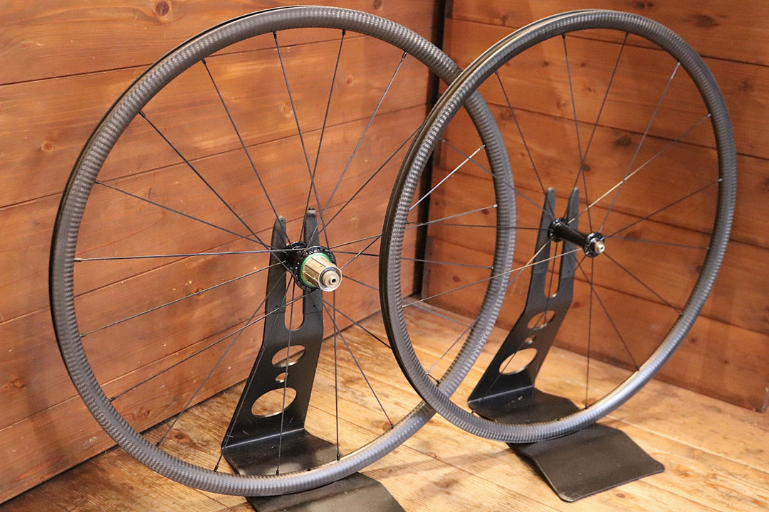 LWC カーボン クリンチャー ホイールセット シマノ12/11Sフリー エクストラライトハブ 25mmハイト　【東京南麻布店】