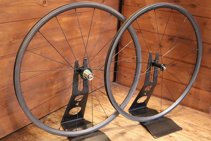 LWC カーボン クリンチャー ホイールセット シマノ12/11Sフリー エクストラライトハブ 25mmハイト　【東京南麻布店】