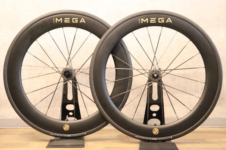ルン LUN MEGA D67 カーボン チューブレスレディ シマノ 12/11S ホイールセット 【さいたま浦和店】