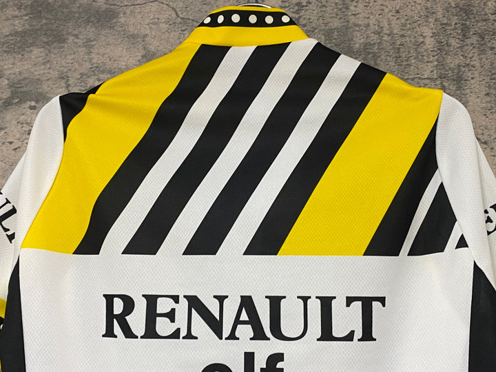 JG893 アソス assos 半袖サイクルジャージ 白黄 XS RENAULT elf