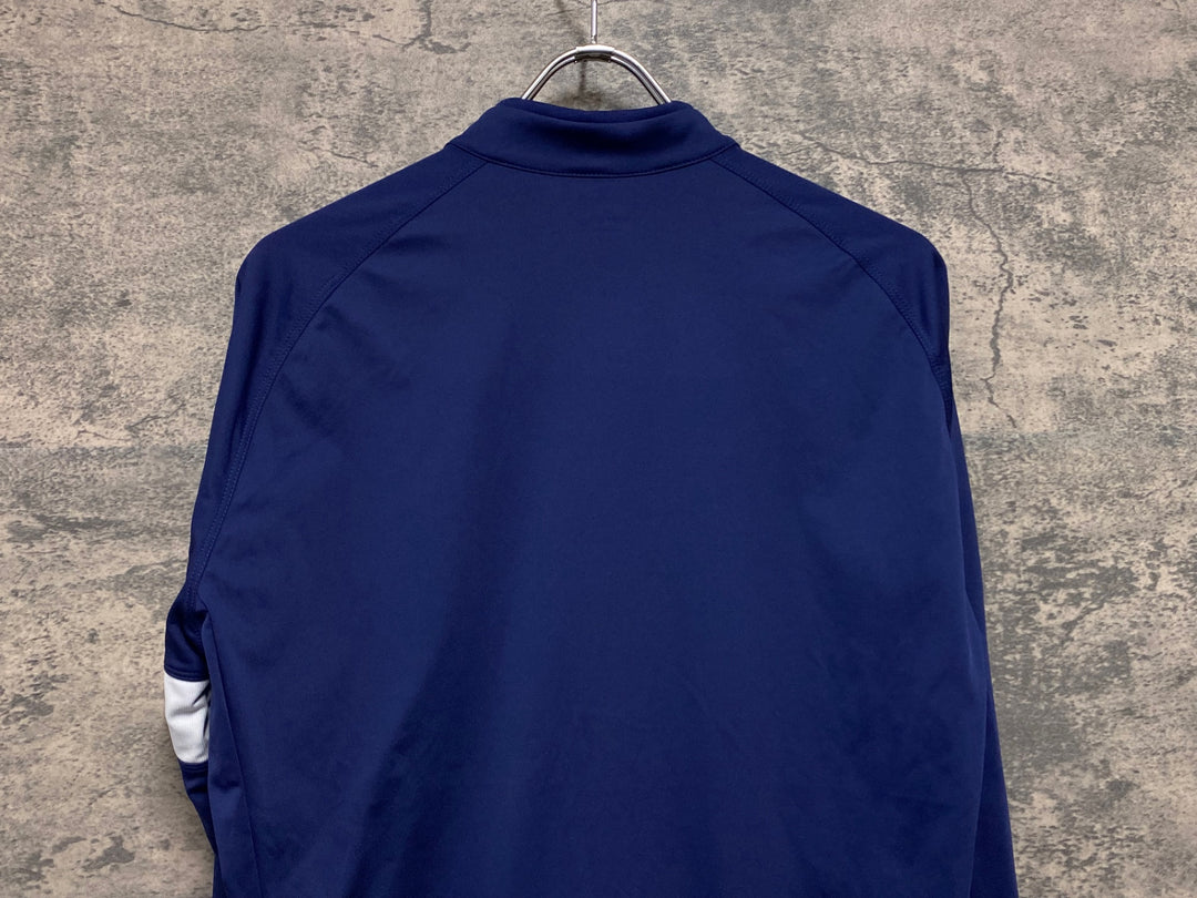 JW520 ラファ Rapha CORE LONG SLEEVE JERSEY 長袖 サイクルジャージ ネイビー XL 裏起毛
