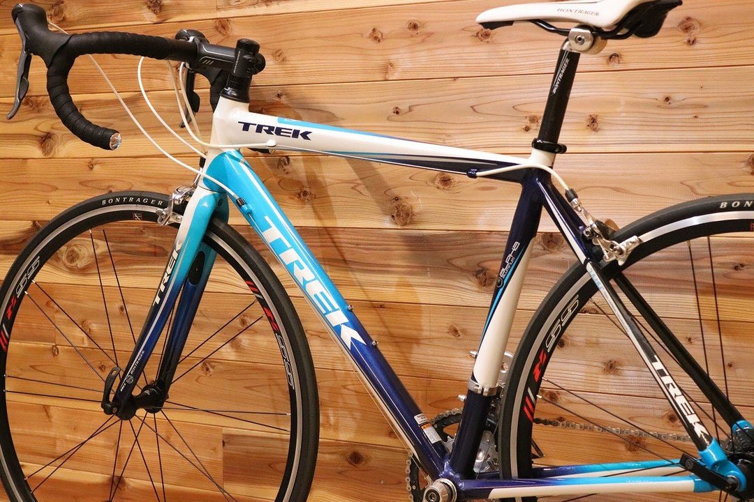 おまけ付き！ トレック TREK 2.1 2009モデル 52サイズ シマノ ティアグラ 4500 MIX 9S アルミ カーボンバック ロードバイク 【広島店】