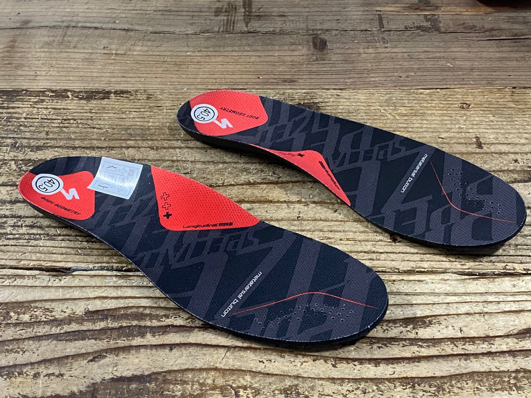 KN629 スペシャライズド SPECIALIZED SL FOOTBED インソール 黒 赤 40.5