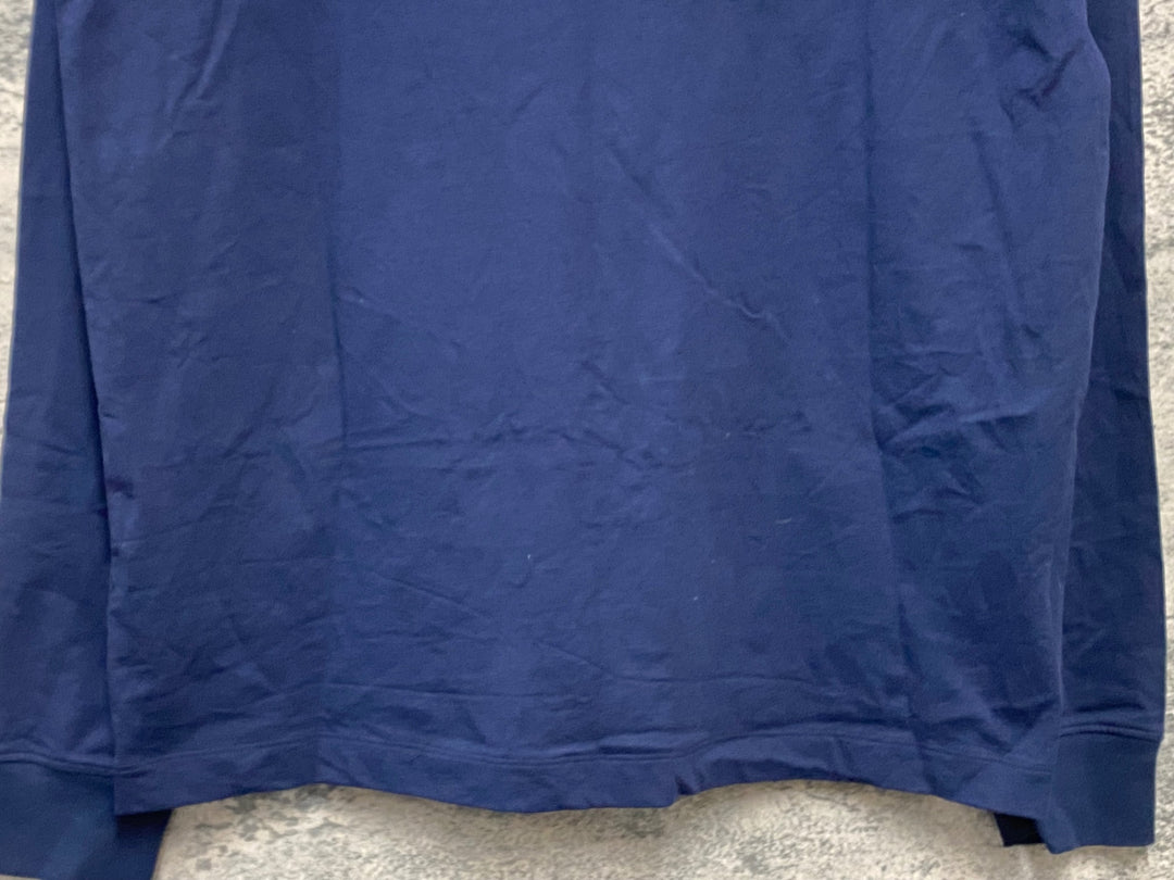 KA618 ラファ Rapha MEN'S LONG SLEEVE COTTON T-SHIRT 長袖 Tシャツ 濃紺 M