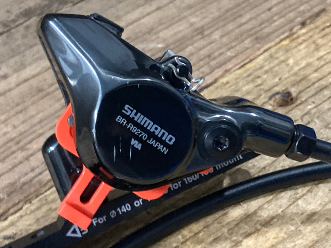 KH717 シマノ SHIMANO デュラエース DURA-ACE BR-R9270 ディスクブレーキキャリパー セット 油圧