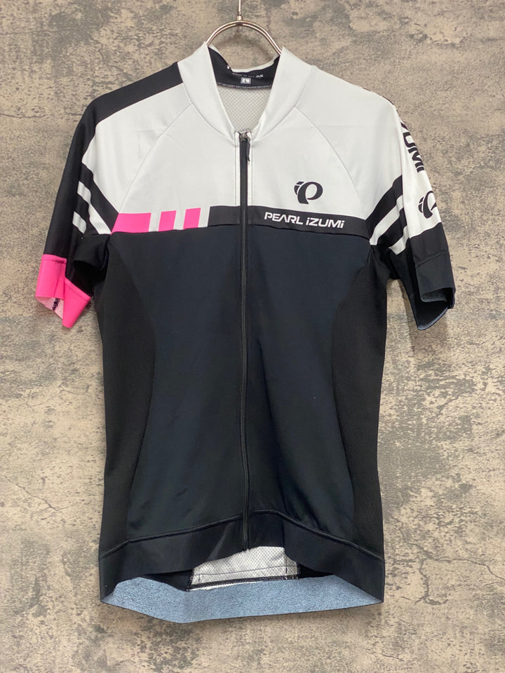JX271 パールイズミ PEARL iZUMi 半袖 サイクルジャージ 白 黒 L