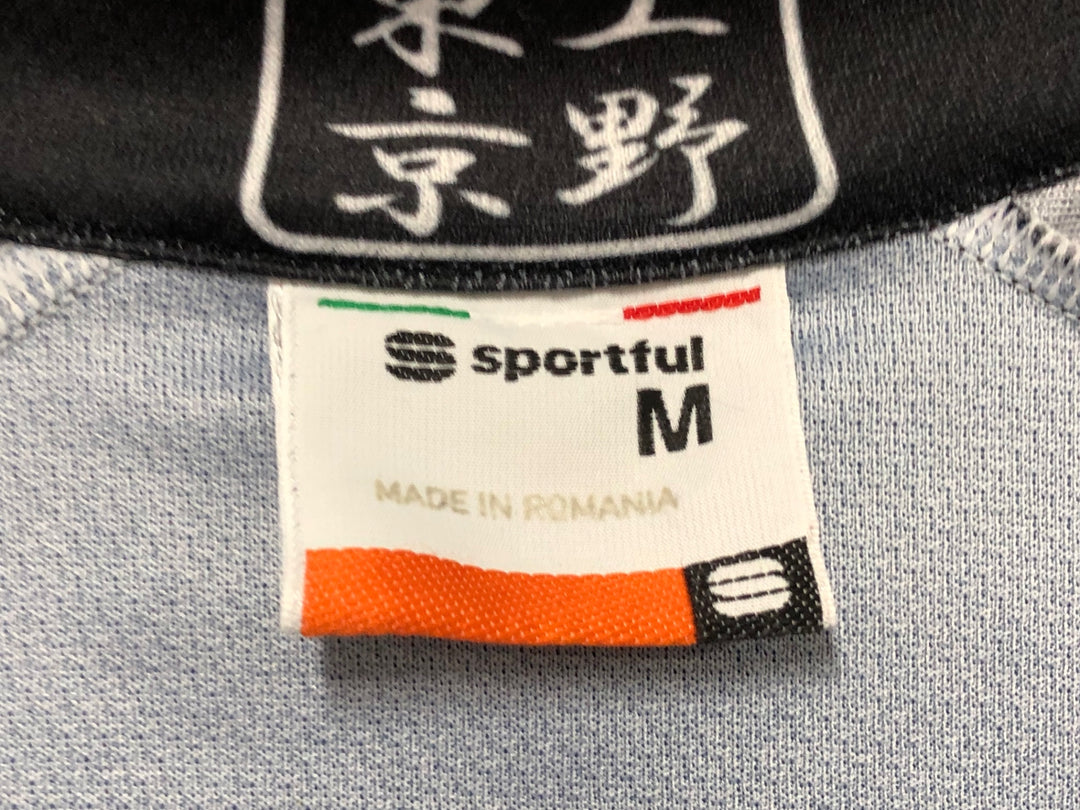 JP400 スポーツフル sportful 半袖 サイクルジャージ 紺 M  CYCLES･YOKOO