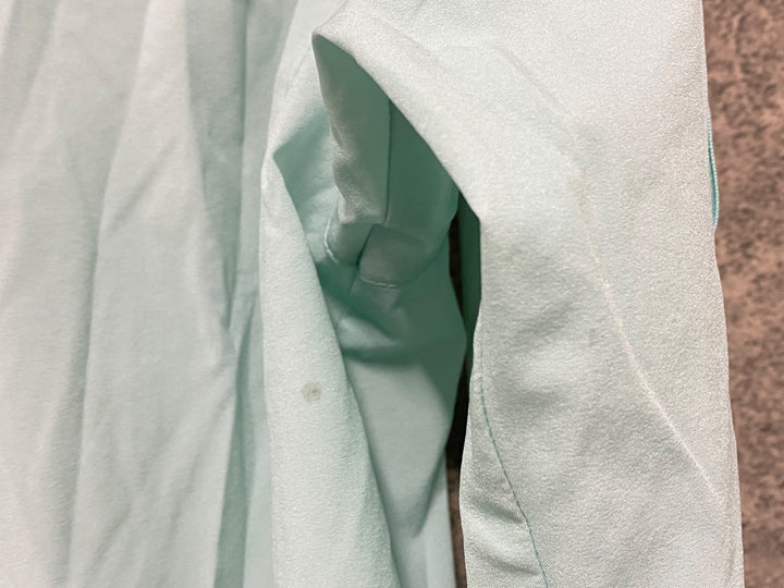KF616 ラファ Rapha WIND JACKET 長袖 ウィンドブレーカー 水色 S ※チャック割れ、汚れあり