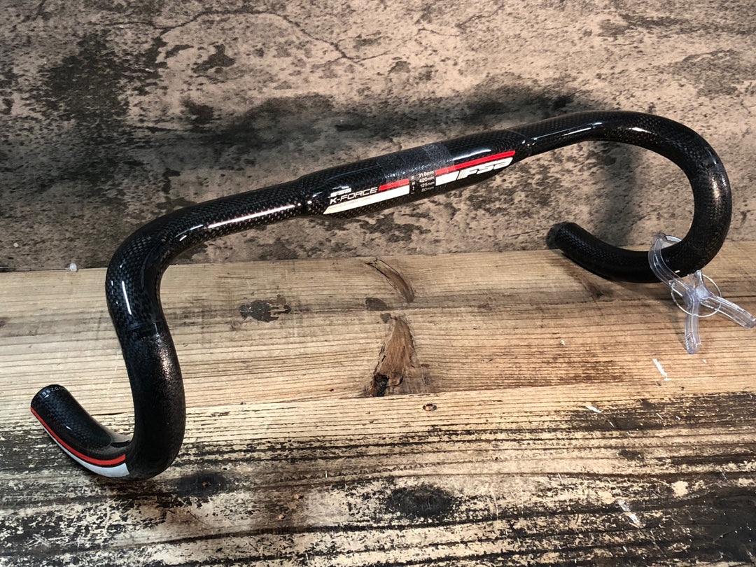 JM627 FSA K-FORCE COMPACT カーボン ドロップハンドル Φ31.8 エンドC-C420mm