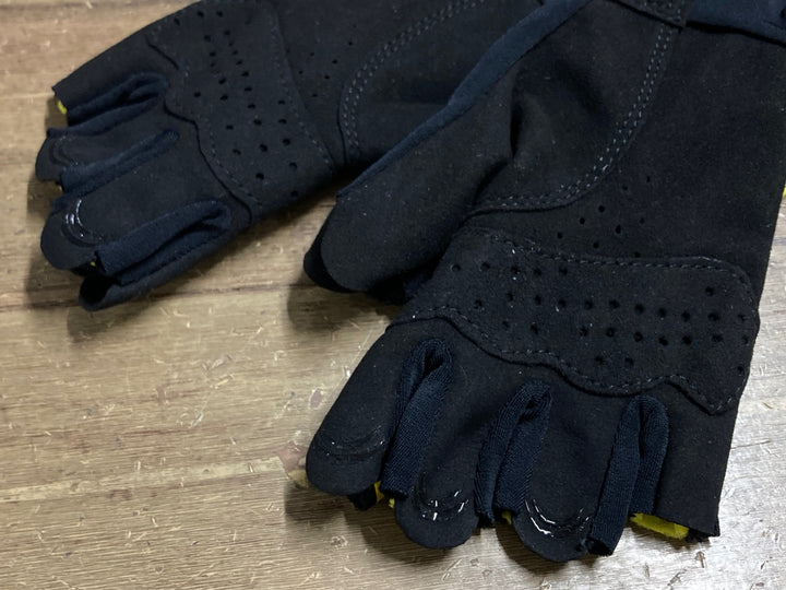 KD553 マヴィック MAVIC CXR ULTIMATE GLOVE 指切りグローブ 黒黄 S