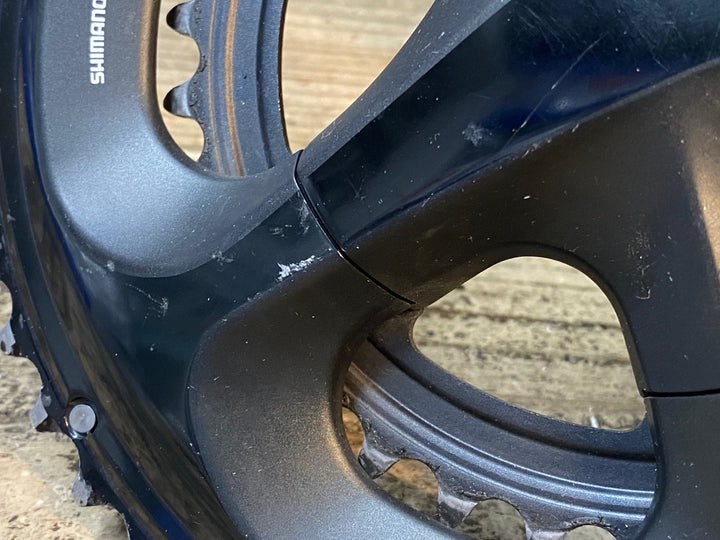 JO398 シマノ SHIMANO 105 FC-R7000 4iiii パワーメーター付き ※カバー割れ、左クランク接続不良のためジャンク